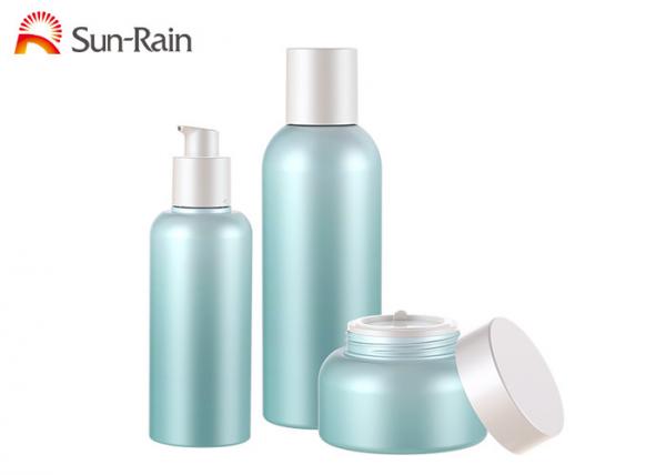 Quality PET Cosmetic Bottle Set Personal Care Skin Care Cream Jar Bottle for sale