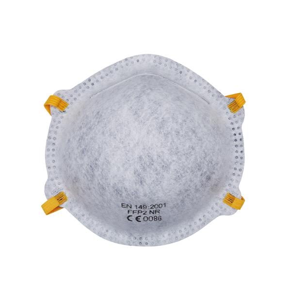 DM007-C Carbon Active Added Cup Shape Disposable Face Mask with Elastic Head Straps