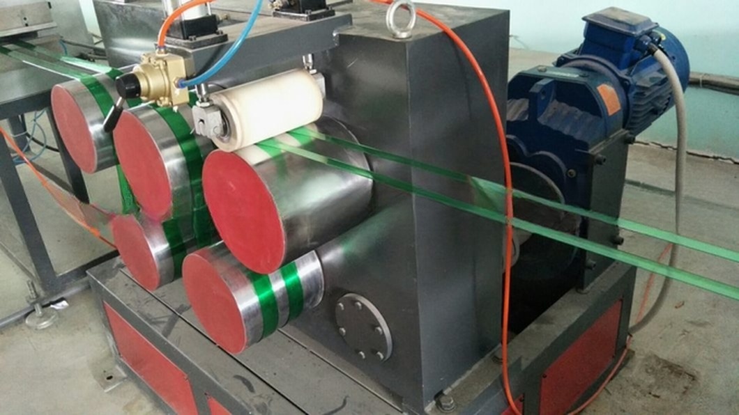 Pet Fiber Strap Band Line / Geo Strap Band Making Machine