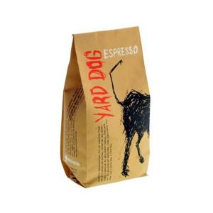 China Custom Printed Stand Up Pouch Coffee Bag Flat Bottom Coffee Packaging Bag Pouch With Zipper on sale