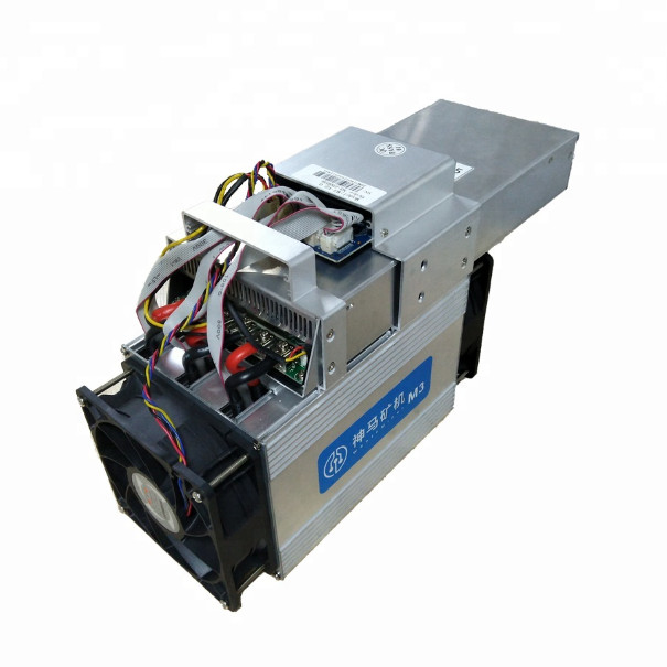 Asic Whatsminer M3+ For Bitcoin M3+ 12th 2160w Sha256 60db Ethernet 7.15kg