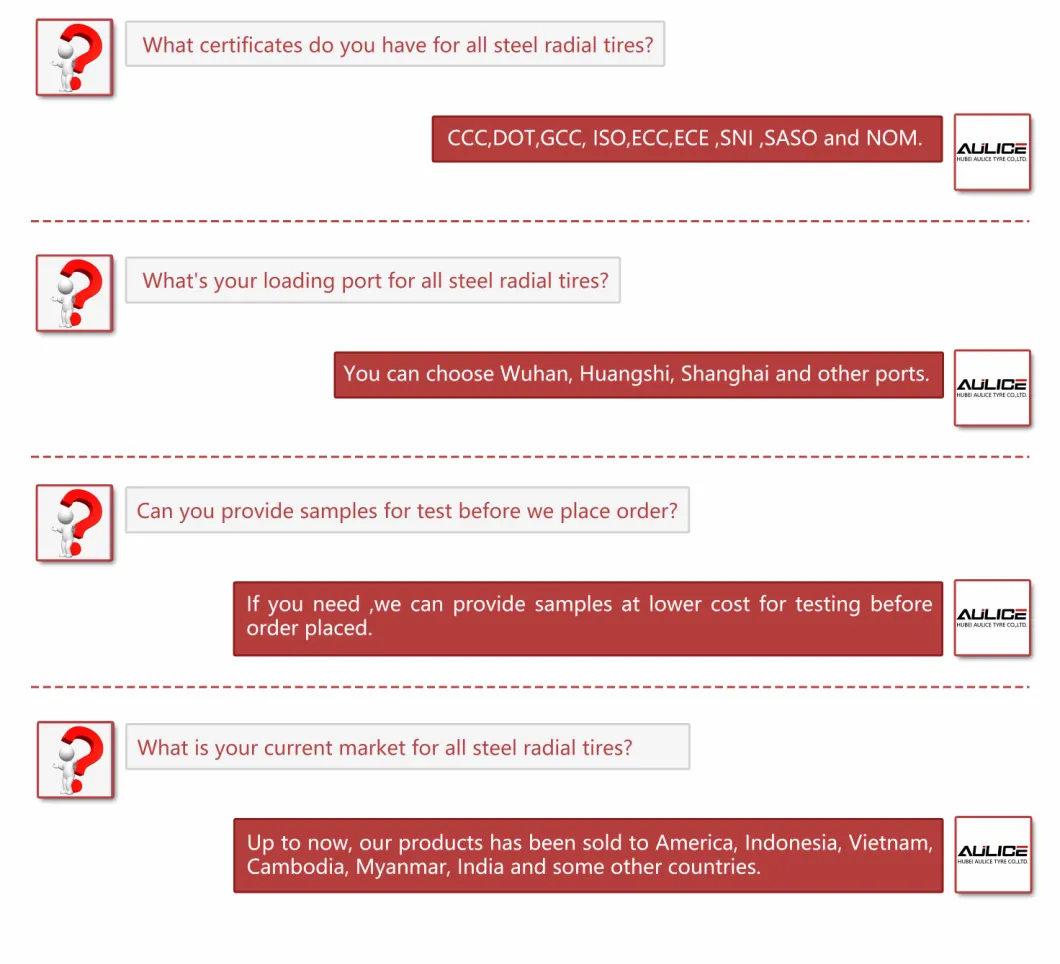 Mixed pavement 16 inch Semi Truck Tires For 6.5h Standard Rim