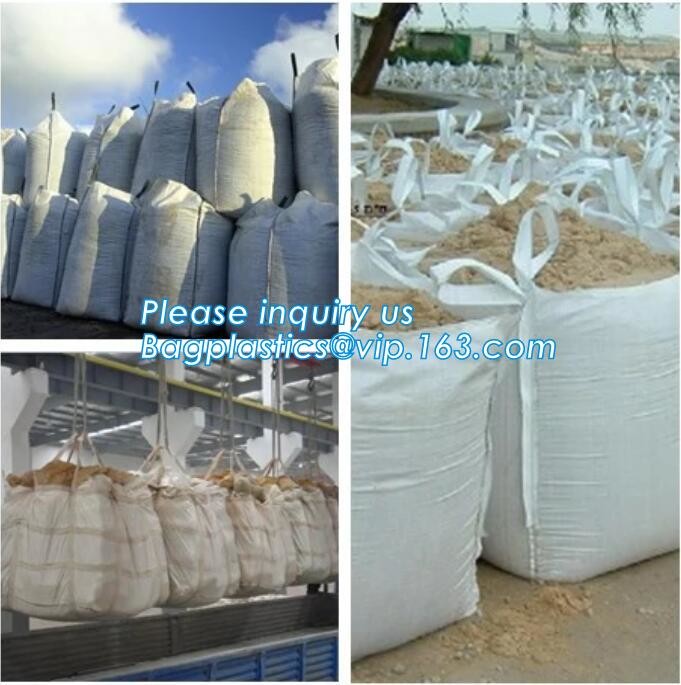 customizable PP u-panel baffle big bag /coated white woven PP jumbo bag/ventilated 4 panel baffle bag/all colors availab