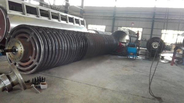 Quality Animal Feed Poultry Waste Rendering Plant Machine Coil Dryer Steam Heating for sale