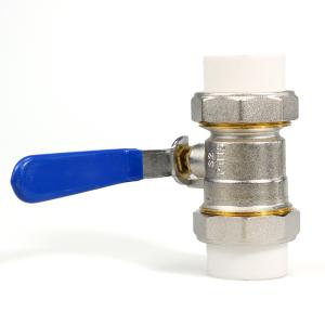 Durable Metal Ball Valve 1.6Mpa 2.5Mpa With PPR Pipe Connector Free Samples