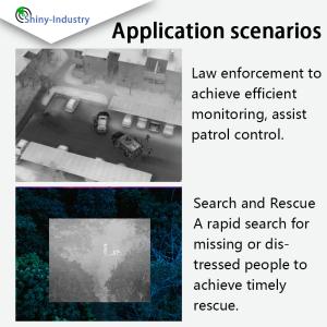 Ethernet Communication Protocol Camera Equipped UAV Drone 5 km detection IP66 Rating