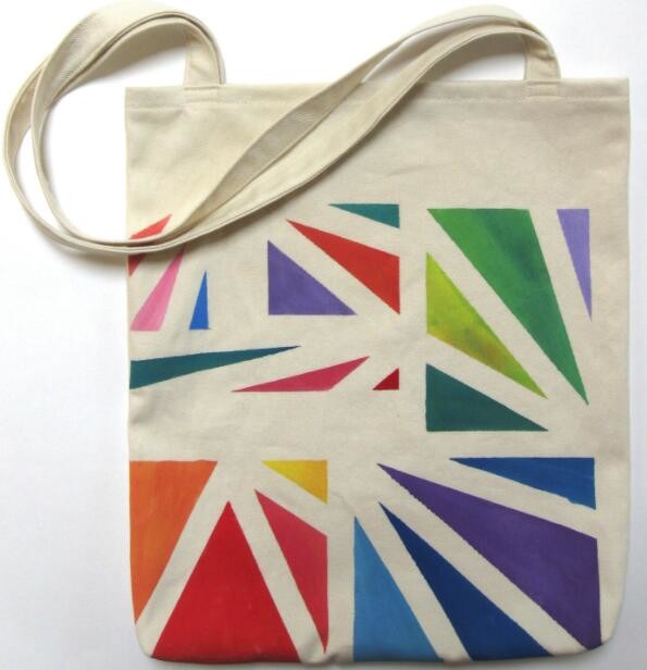 Custom silk screen printed Cotton material handle style blank natural cotton canvas bag without logo bagplastics bagease