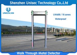 China Waterproof Walk Through Metal Detector Gate , Out Door Use Multi Zone Dfmd UM600 wholesale