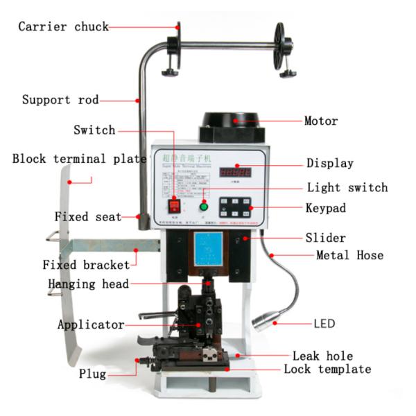 Factory Sale Terminal Crimping Machine Working With Various Applicator and Die