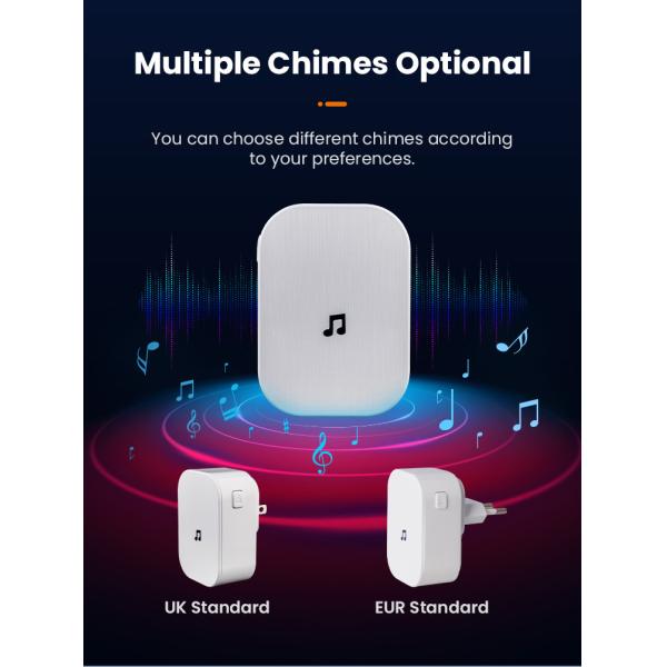 Rechargeable Home Smart Wireless Video Doorbell Tuya Wifi Intercom Doorbell