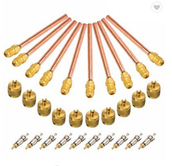 Quality Manual Copper Access Valve 1/2" One Way OEM for Air Conditioner for sale