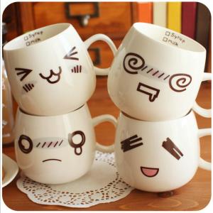 China expression ceramic mug/coffee mug wholesale