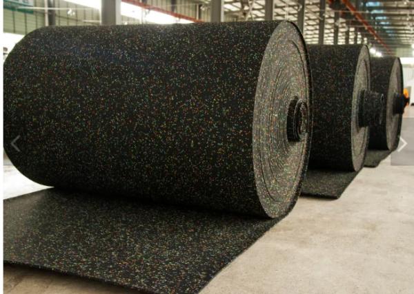 Quality Shock Absorption Rubber Mat Sound Insulation Rubber Underlayment Roll For Flooring for sale