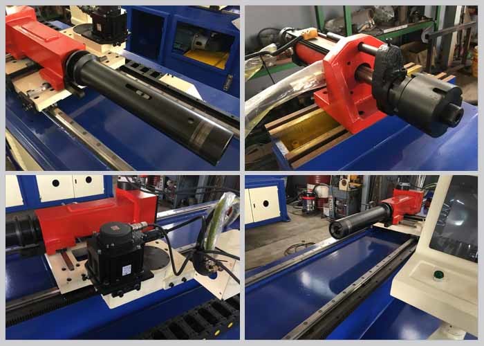 Electric Hydraulic Pipe Bender , Cnc Mandrel Tube Bender For Car Handle Processing