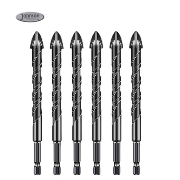 Quick Release Hex Shank Tungsten Carbide Drywall Drill Bit For Glass Metal