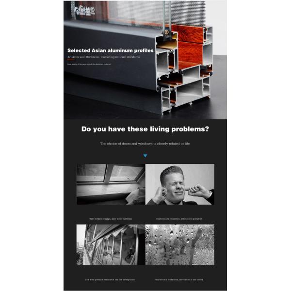 6063-T5 Aluminum 180 Degree Arched Casement Windows