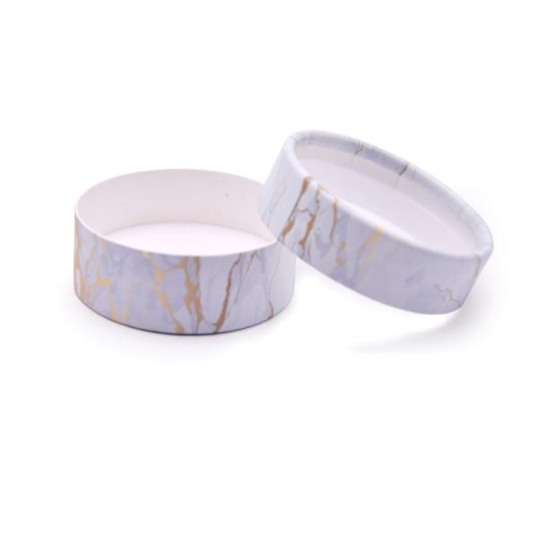 Round Transparent Window Eyelash Packaging Box With Lid And Bottom