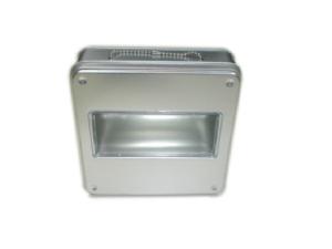 China Personalized Square Tin Can With APET Window 146*146*40Hmm 4c Printing wholesale