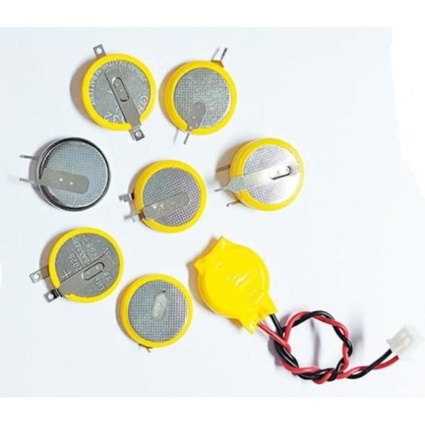 Lightweight 3V Lithium Button Battery CR3032 560mAh For RFID MPOS Watches