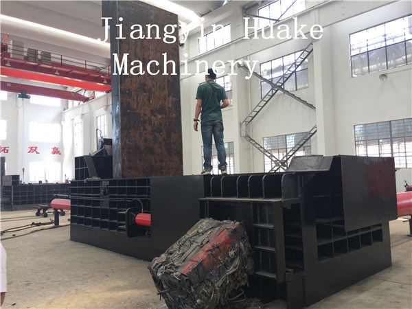 YE81-125 Metal Scrap Baling Press Machine Hydraulic Drive