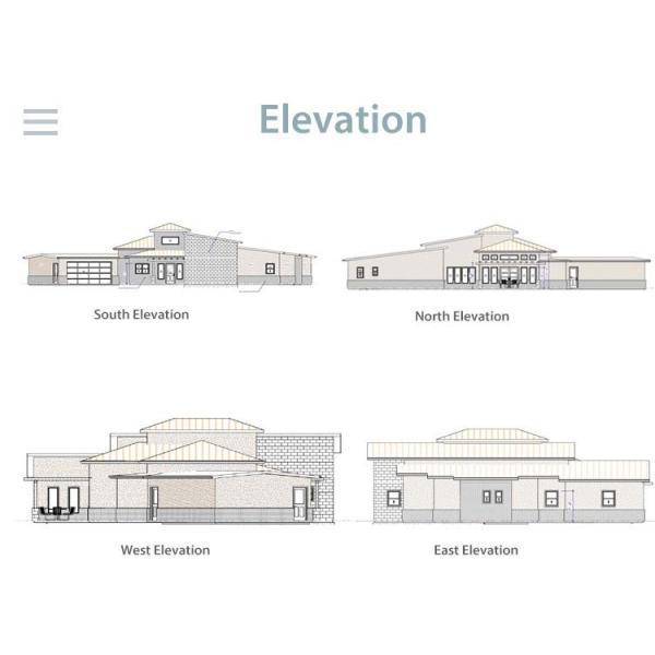 USA Prefabricated Light Steel Framing 2-Storey Villa House With Big Windows