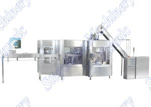 Monoblock Bottled Sprite Carbonated Drinks Filling Machine 15000 BPH Capacity