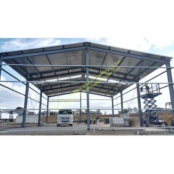 Customized Q345B Durable Steel Structure Warehouse / Shed / Hangar / Hall Buildings