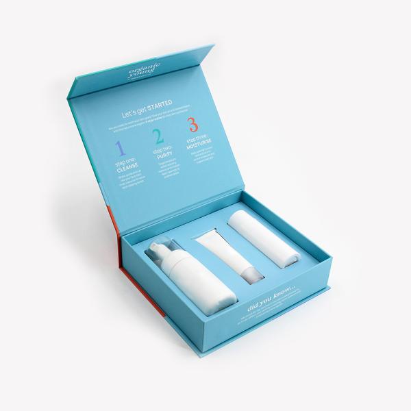 Custom Luxury Makeup Sets Cosmetics Skincare Set Packaging Box With Paper Insert
