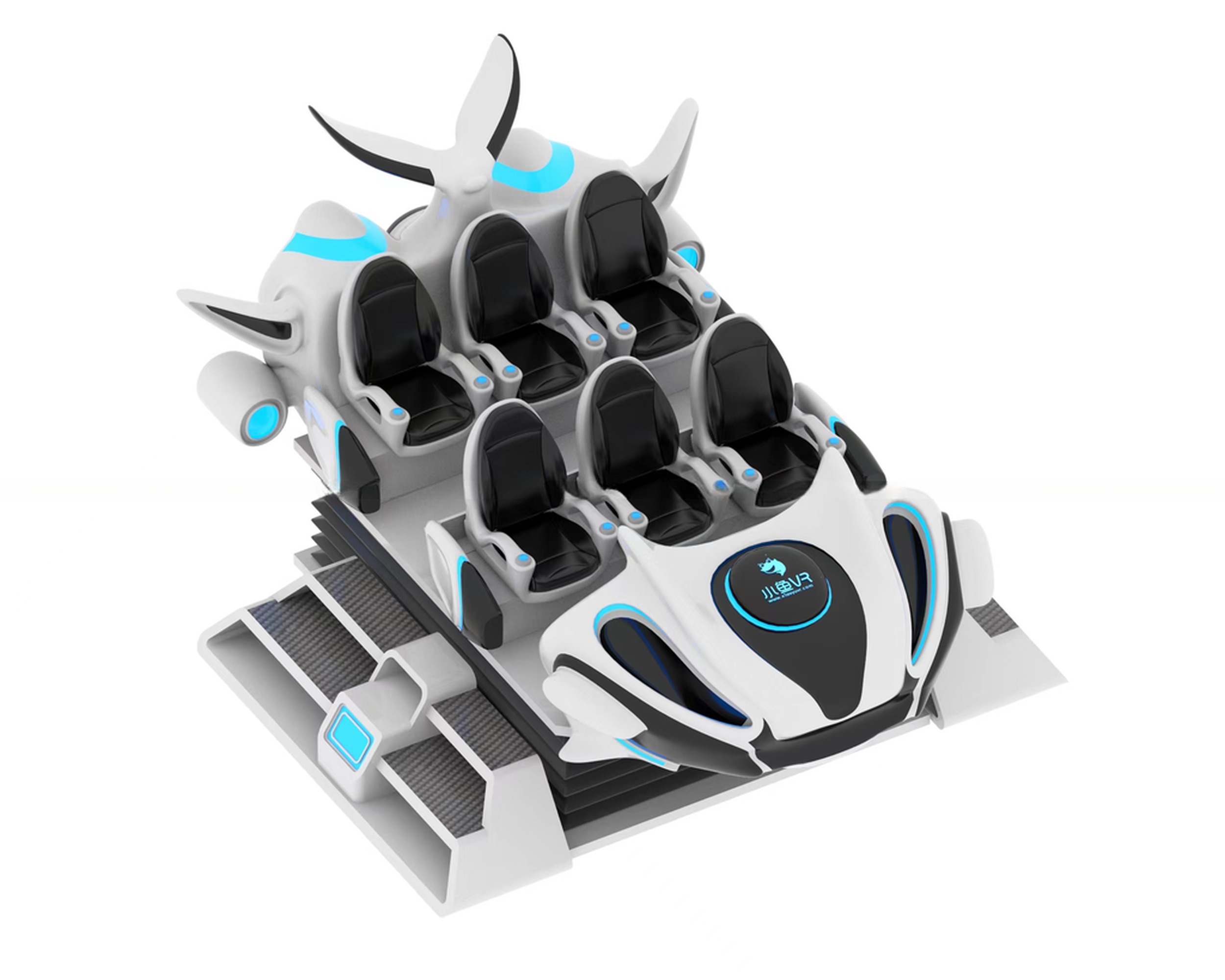 VR cinema system side view