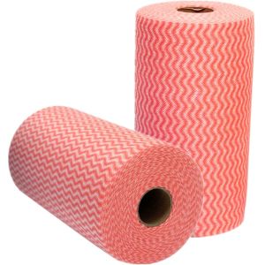 Lint Free Non Woven Cloths Soft Durable Perforated Reusable