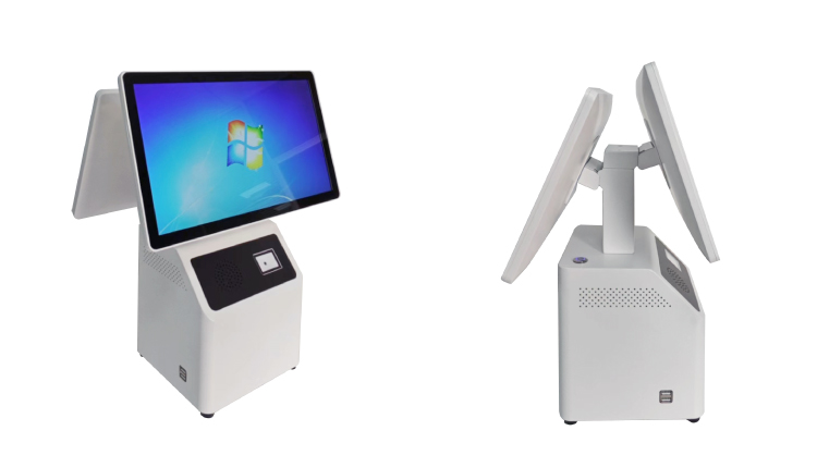 15.6'' Touch Screen POS System with Built-in 1D/2D Scanner in Black or White