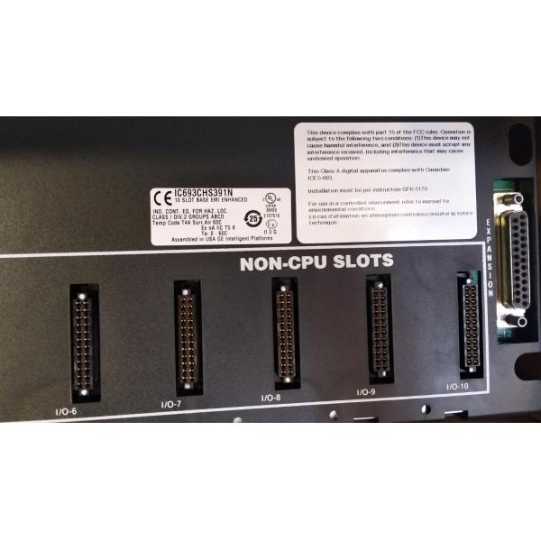 General Electric IC693CHS391 10-Slot Modular CPU Baseplate General Electric IC693CHS391