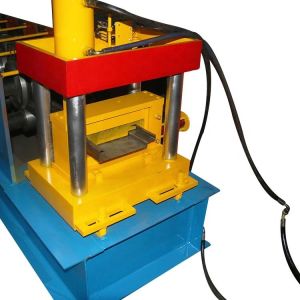 China Yellow Steel Door Frame Making Machine Cr12 Hydraulic Cutting wholesale