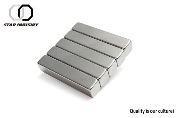 Quality Bar Shaped Strongest Magnets , Powerful Neodymium Block Magnets for sale
