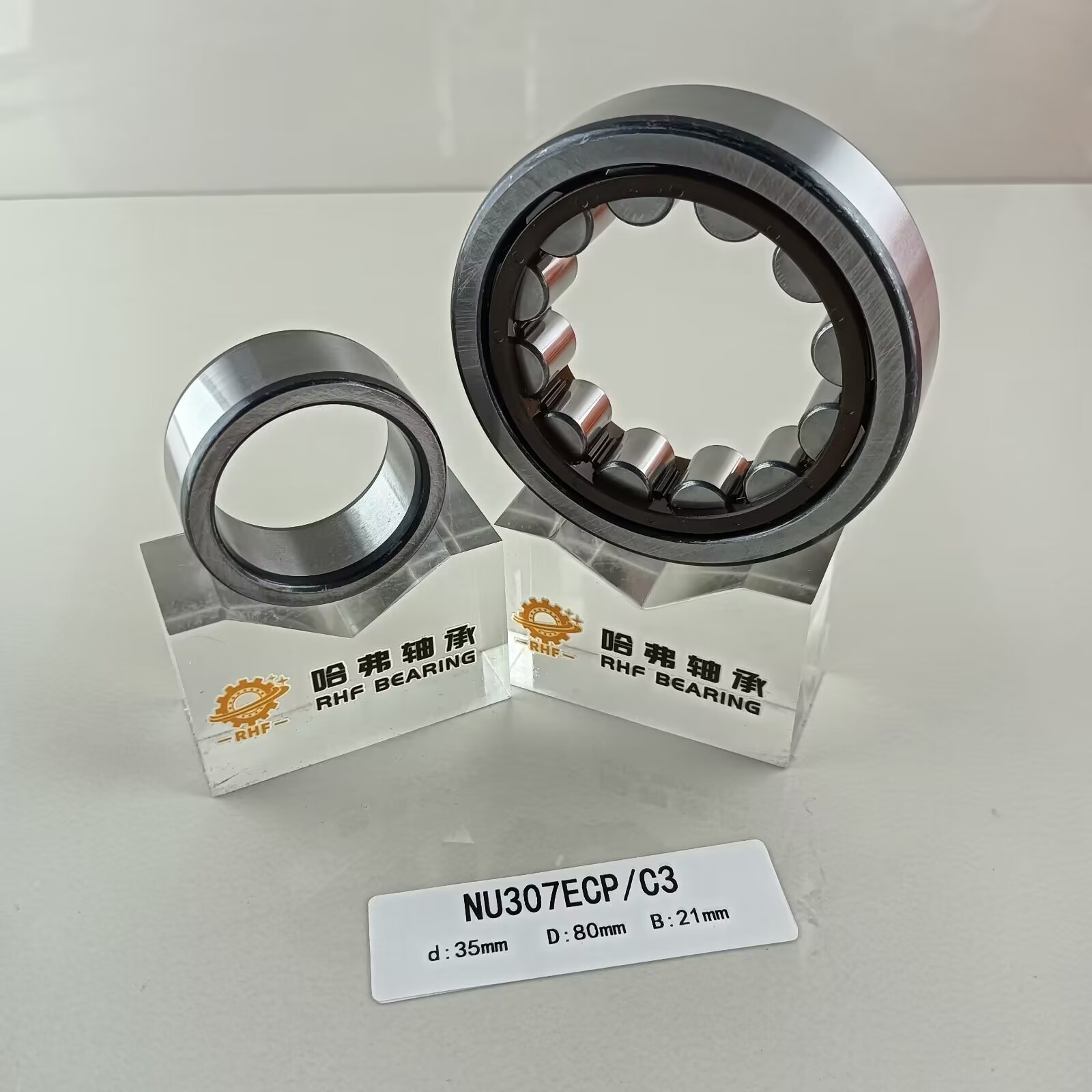 NU/NJ/NF307ECP Cylindrical Roller Bearing with High Temperature Resistance 35*80*21mm
