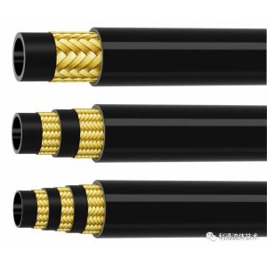 China SAE 100R2AT Wire Braid Hydraulic Hose With OEM Certification wholesale