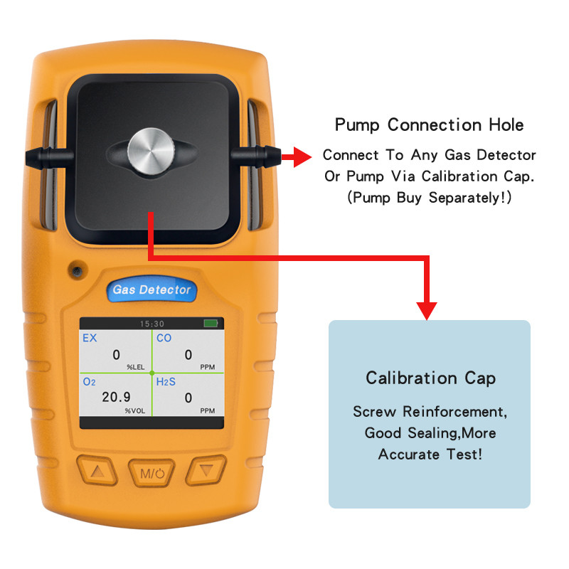 4 In 1 TFT Portable Multi Gas Detector With Strong Performance Snesors