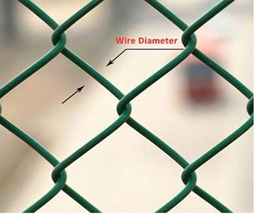 Chain Link Fence mesh 2.5" x 2.5" PVC and PE coated Orange Color Diameter 8gauge/4.00mm