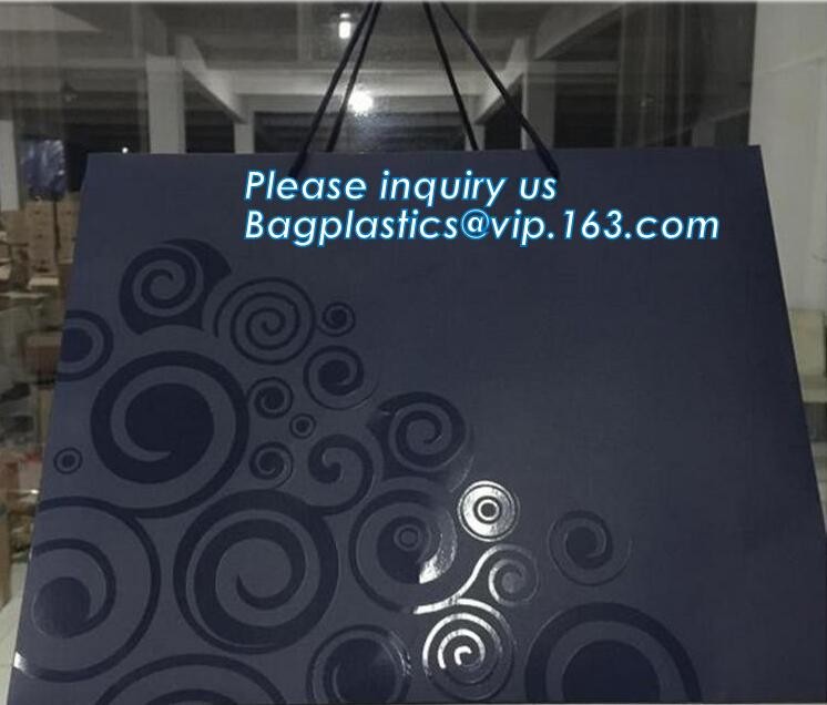 violet printing shopping bags by handmade,Gift shopping luxury carrier Bag Direct Manufacture Paper Bag logo Printing
