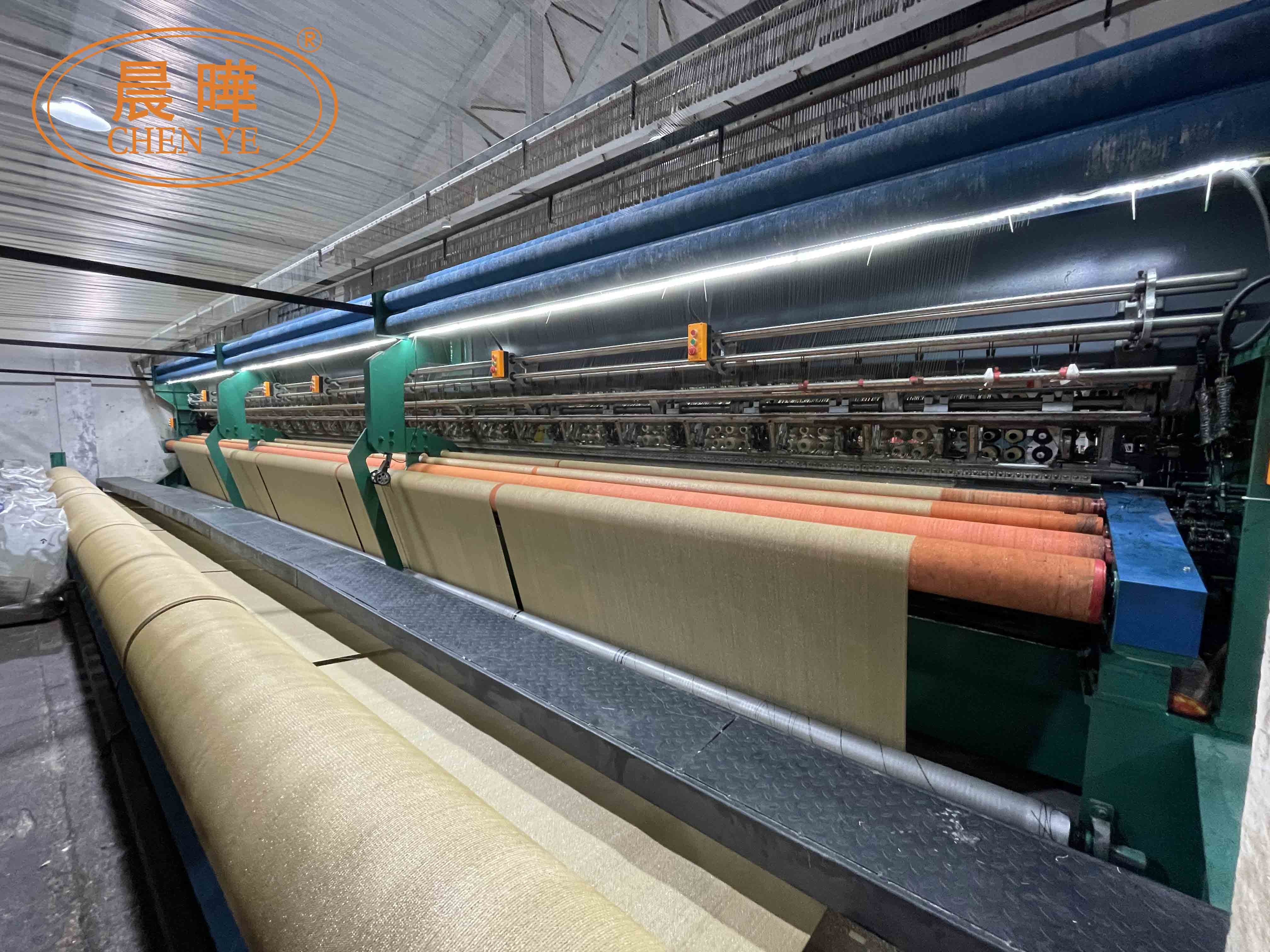 Professional Services Warp Knitting Shading Net Making Machine For Car Awning