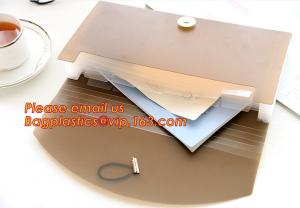 China new popular a4/letter size plastic pp poly Expandable Desk top file folder organizer wholesale