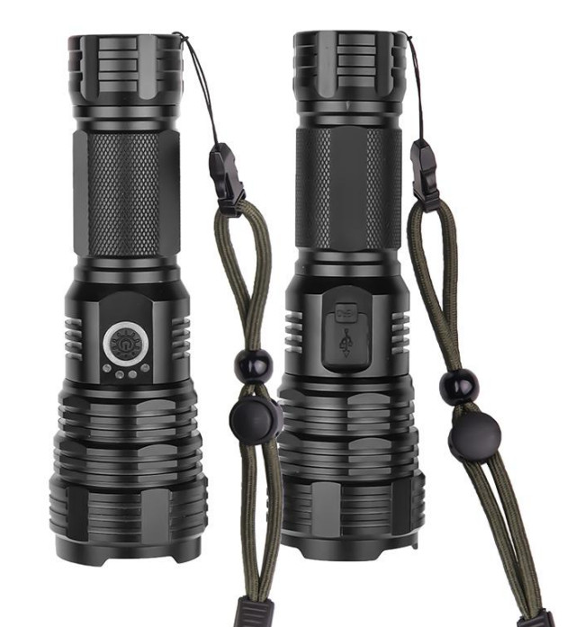 High Powered LED Torch Flashlight With 1500 Lumens Super Bright