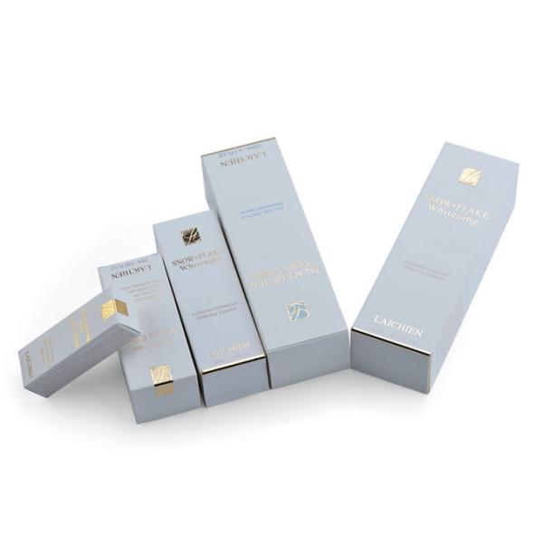 Custom Luxury Packaging Boxes Embossing CMYK Printed Cosmetic Boxes