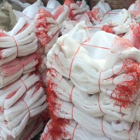 Recyclable Plastic Mesh Fruit Protection Bags Breathable For Fresh Fruits Vegetables