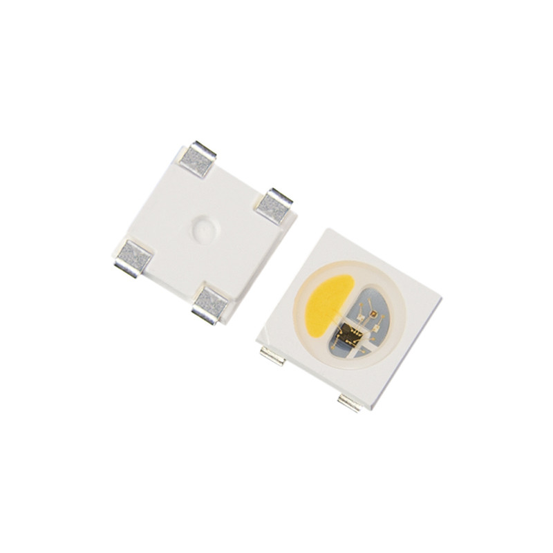 Individually addressable 5050 SMD RGBW built-in IC chip lighting source for DIY led products