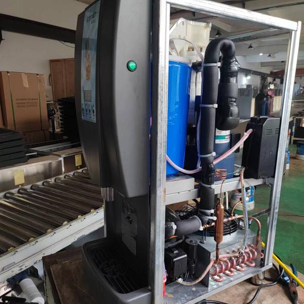 100kg High Capacity Commercial Ice Maker Making Machine Nugget Ice Machine Automatic Ice Cube Dispenser
