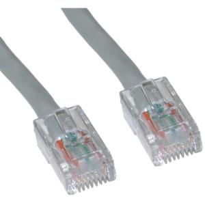 China UTP Cat5e Gray Ethernet Patch Cable, Bootless, 6 inch 24AWG wholesale
