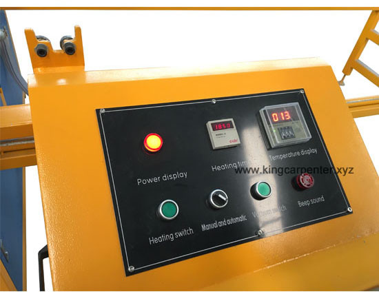 Vacuum press machine for PVC film door