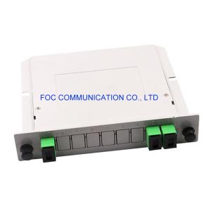 China SC APC 1×2 PLC Splitter 650nm Rack Mountable For PON CATV Networks wholesale