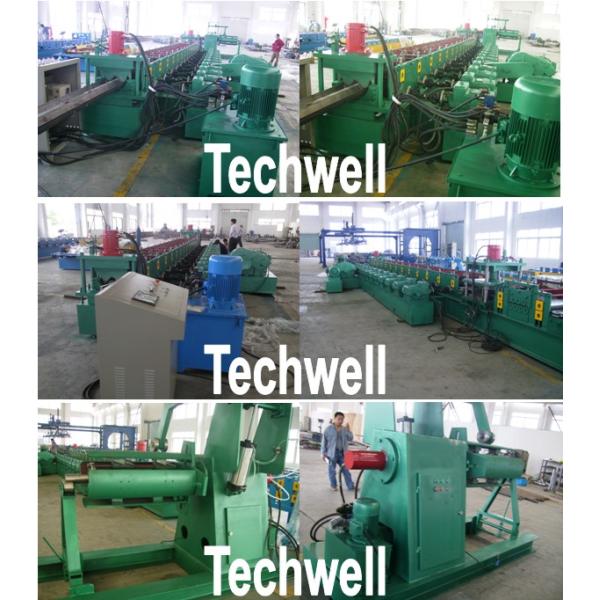 Highway Line Metal Guardrail Roll Forming Machine